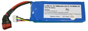 LIPO 11.1V 1800mAh LB-12