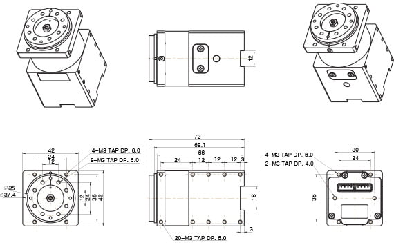 H54-100-S500-R ابعاد