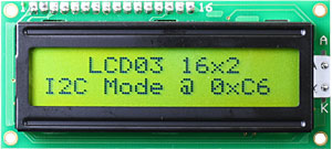 LCD03 نمایشگر ال.سی.دی 16 در 2 سريال