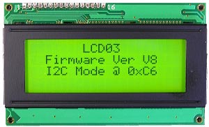 LCD03 نمایشگر ال.سی.دی سريال