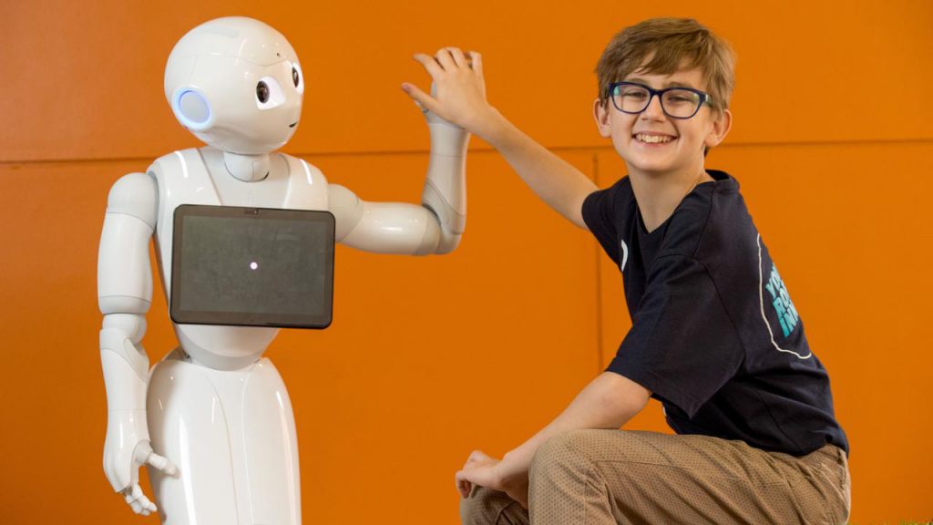 ربات انسان نما پپر و آموزش رباتیکک